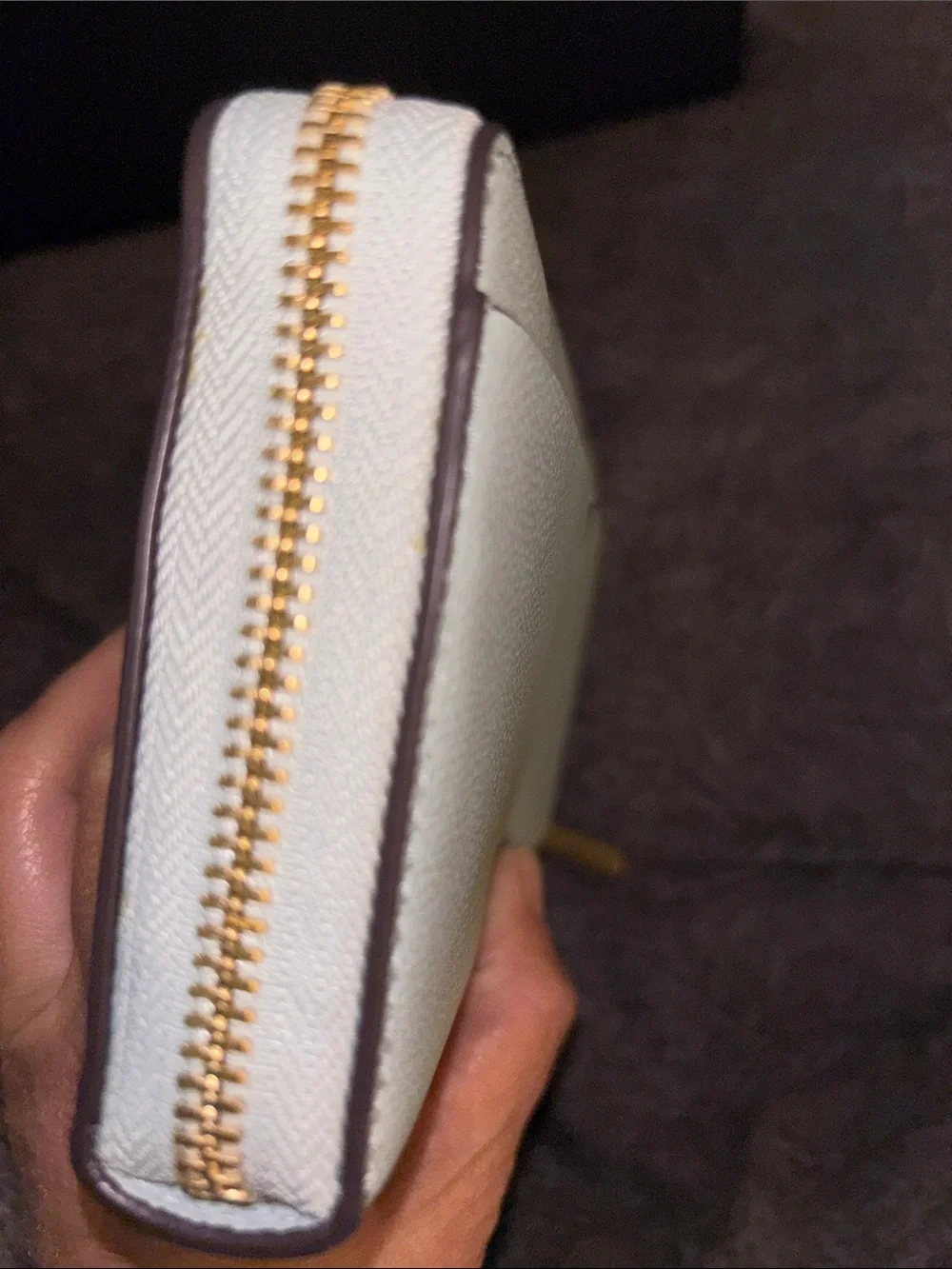 kate spade New York Mint Zip-Around Leather Wallet